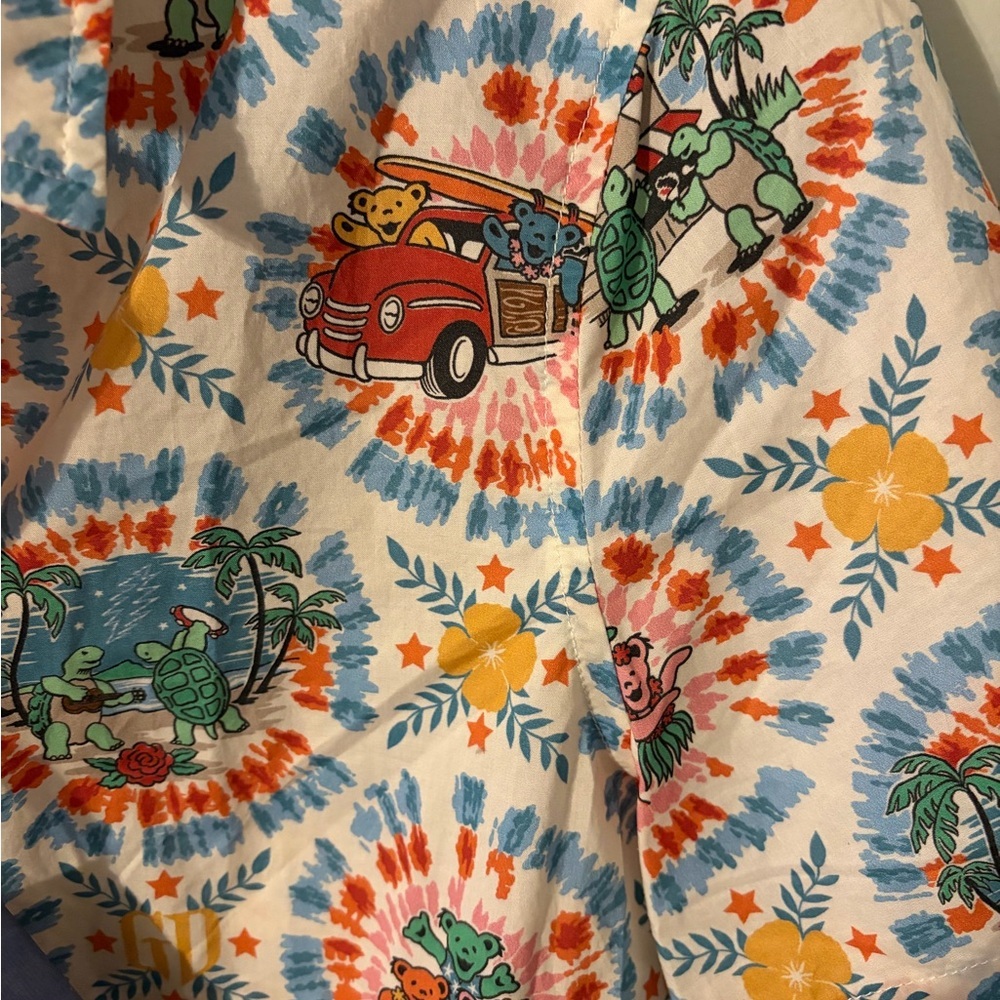 🆕 nwt Reyn Spooner Grateful Dead Multicolor Button Down Shirt medium - Picture 6 of 7